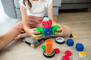 Instructional hardware for teaching robotics and coding to kids
